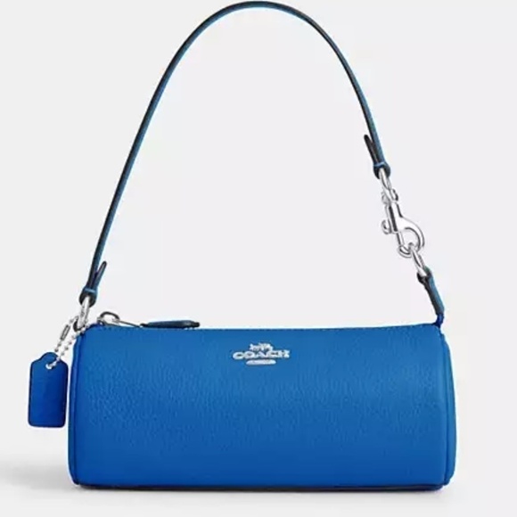 Coach Mini Barrel Bag Blue - Picture 1 of 8
